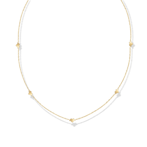 گردنبند پنج قلب